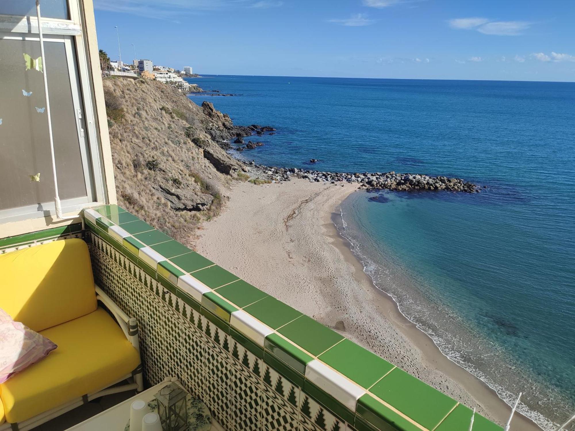 Apartamento en playa semi-privada Benalmádena Exterior foto